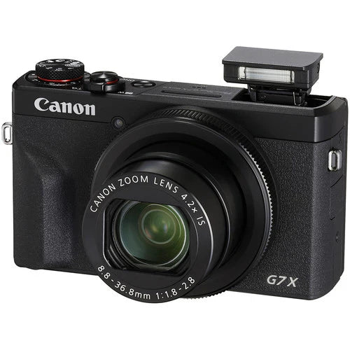 Canon PowerShot G7 X Mark III – Black | 20.1MP 4K Vlogging Camera with Wi-Fi & Bluetooth